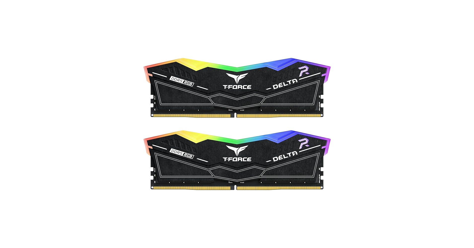 メモリー T-FORCE DELTA RGB DDR5 32GB 6400MHz TEAMGROUP T-Force Delta RGB DDR5 32GB Kit (2x16GB) 6400MHz